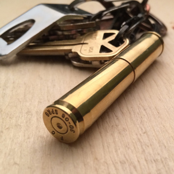 .45 ACP Colt Bullet Keyring Brass Gift Valentine’s Gift 